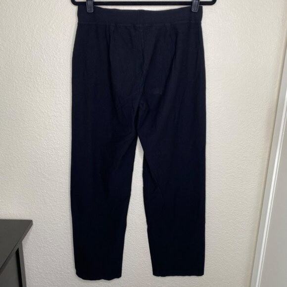 Eileen Fisher Black Regular Knit Ankle Lagenlook Pull On Pants Small - Picture 6 of 7